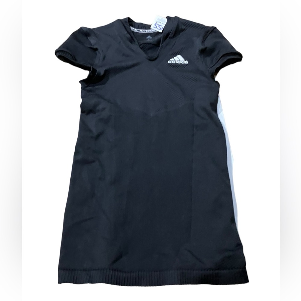 Adidas Football Shirt Mens Size Large Black Football Compression New MSRP $80